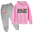 thumbnail image 3 of Cazafantasmas - Sudadera con capucha y pantalones de chándal para niños de 2 a 13 años con estampado divertido de dibujos animados para primavera y otoño, 3 of 5