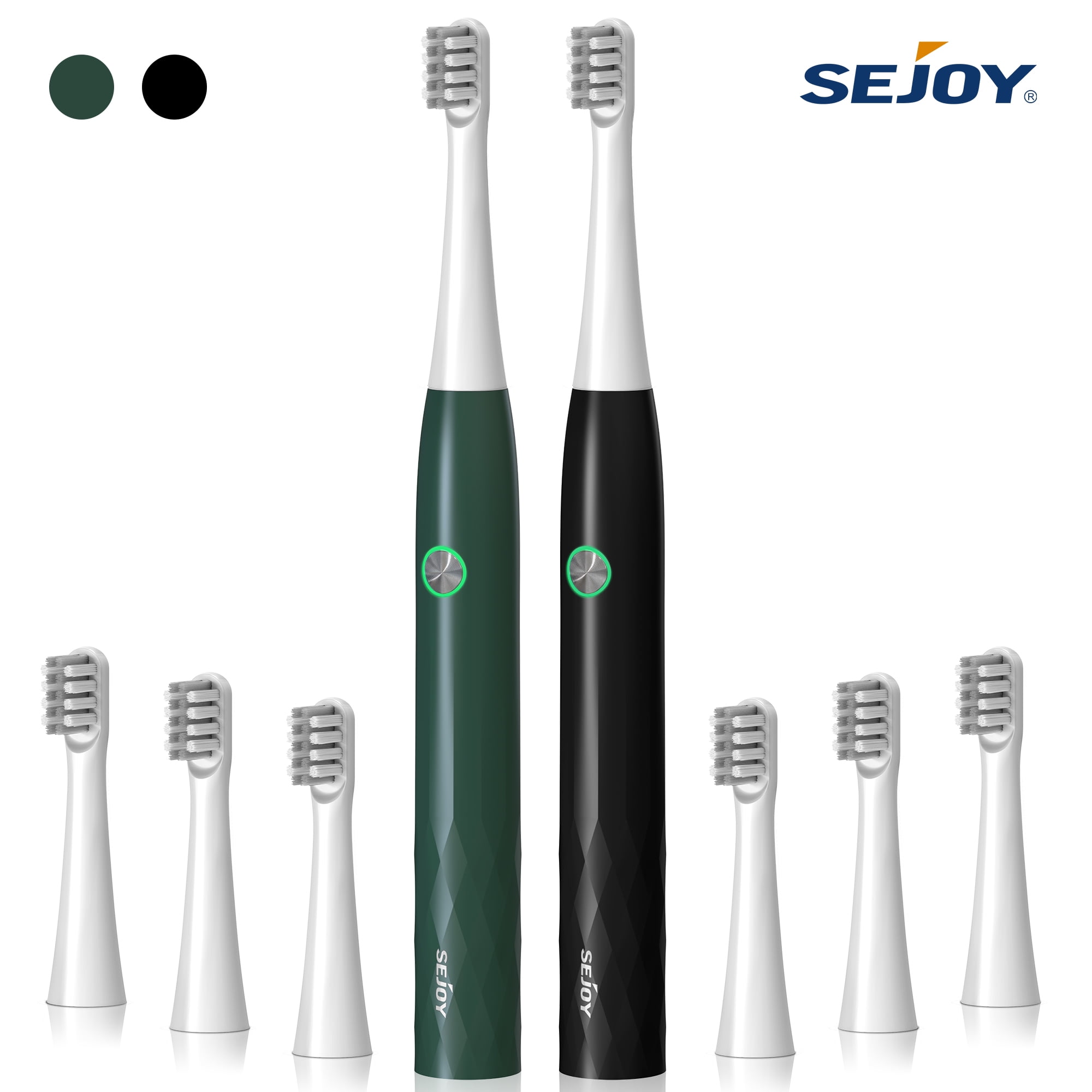 Sejoy Electric Toothbrush 2 Pack Set for Kids and Adults,Rechargeable