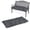 Dark Gray, variant on 47.3 in Waterproof Indoor/Outdoor Garden Bench Seat Cushions，Thicken Patio Bench Soft Rocking Chairs Pad Lounger Seat for Wicker Loveseat Settee（47.3 X 19.6 X 3.9 inch，Red ）
