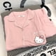 thumbnail image 2 of Sanrio-Pijama de Hello Kitty para mujer, ropa de dormir de manga larga con pantalones largos, cárdigan de dibujos animados, traje para el hogar, conjunto de 2 piezas, otoño, 2 of 4