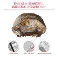 thumbnail image 3 of KLL Regal Dog In Royal Attire Pattern Shower Cap & Bath Cap for Women,Reversible Oversized Waterproof Shower Caps for all Hair Lengths,Elastic Reusable Bathing Hair Cap, 3 of 6