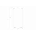 thumbnail image 2 of Arc Rectangle Bistro Height Meeting Table Double Metal Base 34x70 Bar Table, 2 of 6