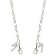 thumbnail image 1 of Silvertone Number - 7 - Silvertone Face Mask Necklace, 1 of 2