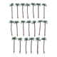 thumbnail image 5 of Billuyoard 20 Pack DIY Sand Table Plastic Mini Palm Landscape Model Coconut Tree 20 piezas 9 cm 2Conjunto, 5 of 6