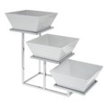 thumbnail image 5 of HUBERT® Cerve Collection Chrome 3-Tiered Buffet Stand For Bowls - 8"L x 20 1/2"W x 14"H, 5 of 5