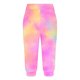 thumbnail image 4 of Mujeres Capri Pantalones Casual Suelto Largo Pantalones de Color Sólido con Corbata Elástica Cintura Y Bolsillos, 4 of 6