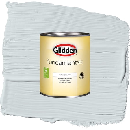 Glidden Fundamentals Tinsel / Gray, Semi-Gloss Interior Paint, 1 Quart