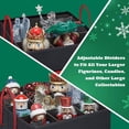thumbnail image 5 of Nutcracker and Figurine Collectible Storage Box - Stores Up to 9-16-inch Tall Nutcrackers, Ornaments, and More - Holiday Decor Protective Organizer Container with Adjustable Dividers, 5 of 5