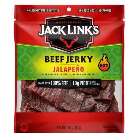 Jack Links Beef Jerky, Jalapeno, 2.85 oz