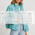 thumbnail image 3 of Maqroz Womens Polka Dot Jackets Long Sleeve Full Zip Up Stand Collar Coat Lightweight Fall Casual Daily Fashion Windbreaker Outerwear with Pockets, 3 of 7