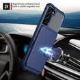 thumbnail image 5 of For Samsung Galaxy S21 Fe 5g Magnetic Wallet Card Bag Leather Phone Case, 5 of 5