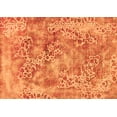 thumbnail image 1 of Ahgly Company Indoor Rectangle Abstract Orange Modern Area Rugs, 2' x 5', 1 of 4