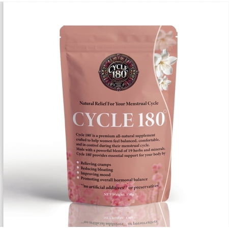 Cycle 180 Natural Supplement for Women's Menstrual Cycle and Women's Health, 150 g