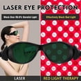 thumbnail image 2 of Red Light Therapy Glasses, Laser Safe Glasses IPL 200-2000nm, Eye Protection for Red Light Therapy, 2 of 5