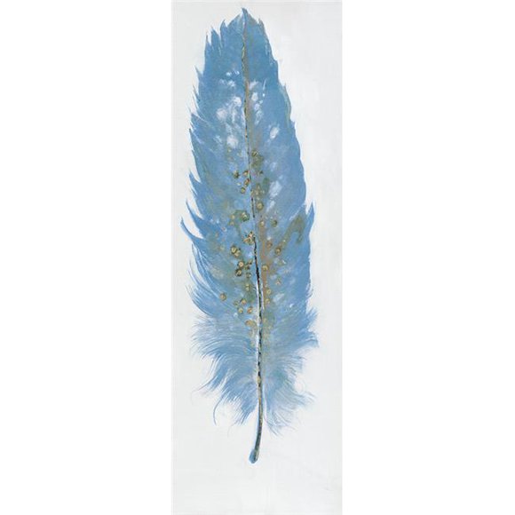Plume Collection-III Peinture à l'Huile Décor Mural