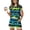 Dark Blue #43, variant on DORKASM Matching Halloween Pjs Sets for Woman Short Sleeve Sleepwear Pjs Shorts Set Orange M