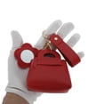 thumbnail image 5 of Unique Bargains 1 Pc Handbag Charms Keychains Flower Mirror Bag Accessories Red, 5 of 6