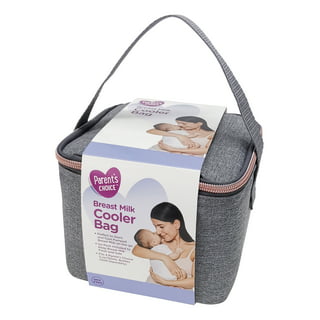  NCVI Breastmilk Cooler Bag with 2 Ice Pack, Breast Pump Bag  with Cooler Fits 6 Bottles, Double Layer Breast Milk Baby Bottle Cooler  Bag, for Travel, Nursing Mom Daycare, Work