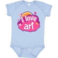 thumbnail image 3 of Inktastic Artist I Love Art Girls Baby Bodysuit, 3 of 5