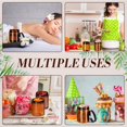 thumbnail image 3 of Tanlade 24 Pcs 16 oz Amber Plastic Jars with Lids Round Cosmetic Containers Leak Proof Refillable Empty Containers for Creams Lotion Body Butter Oil, 3 of 7