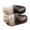 AB58 Grey, variant on Tisuna Girls Boys Slippers Child Rabbit Print Soft Sole Easy On Shoes Cute Comfortable Autumn Winter Kids Plush Slippers Brown Size 6-7 Years