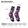 thumbnail image 2 of Fotbe cartoon Skull rainbow space Calcetas Largas con Estampado para Hombre y Mujer – Calcetas de Compresión Transpirables y Elásticas, Viajar y Uso Diario Talla 5-11, 2 of 6