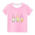 thumbnail image 2 of Rciityk Boys Girls Easter T Shirt - Happy Easter Shirts for Kids - Summer Cute Bunny Gnomes Eggs Print Crew Neck Short Sleeve T-Shirt - 7 Year, 2 of 4