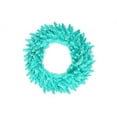 thumbnail image 1 of Vickerman 30" Aqua Fir Artificial Christmas Wreath with 100 Aqua LED Lights, 1 of 3