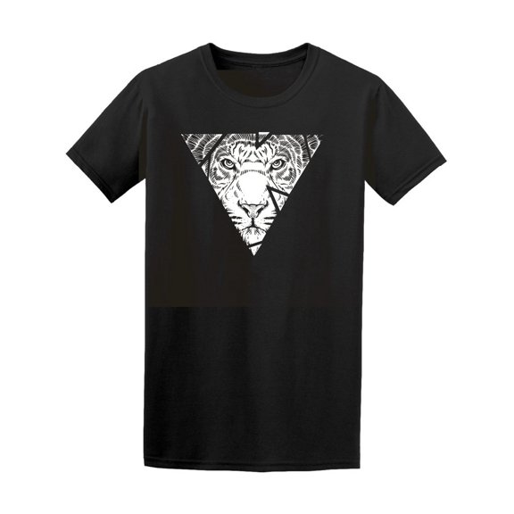 Abstract Tiger Head Hipster Tee Men's -Image by Shutterstock