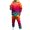 Purple, variant on jsaierl Mens Tracksuits 2 Piece Long Sleeve Hooded Athletic Sweatsuits Casual Gradient Pullover Jogging Suit Sets