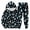 Blue, variant on Mercatoo Christmas Suit for Boys 2 Piece 𝐓racksuits Fleece Hoodies & Sweatpants Set Girls Santa Graphic Sweatsuits Xmas Outfits