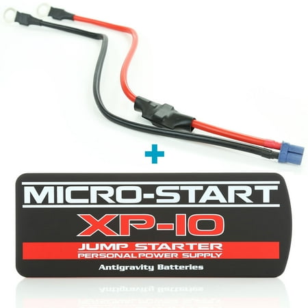 Antigravity Batteries XP-10 Micro-Start Portable Jump-Starter Power Supply Kit & Clampless Starting Harness 2-pc