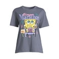 thumbnail image 5 of SpongeBob SquarePants Juniors’ Graphic Boyfriend Tee, Sizes XS-XXXL, 5 of 5