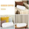 thumbnail image 4 of Neck Roll Pillow Cover White Cloth Protective Layer For Roll Pillows 1Pack, 4 of 6