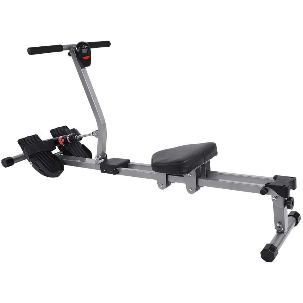 Rowing Machine Rower With 12 Level Adjustable Resistance, Digital