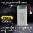 thumbnail image 2 of Batería recargable 903052 para piezas de repuesto de dron cuadricóptero Syma X5 X5C, 1800 mAh, 2 of 5