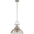 thumbnail image 2 of Volume Lighting  1-Light Indoor Brushed Nickel Downrod Pendant - Brushed Nickel, 2 of 2