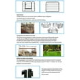 thumbnail image 5 of TOPCHANCES Dog Fence & Pet Playpen, Heavy Duty Foldable Metal Dog Pen 40" Height with Door for Outdoor Exercise, Indoor Kennels, 5 of 10