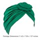 thumbnail image 5 of Turbante africano Jygee, ingenioso, preatado, elegante, de alta elasticidad, para la cabeza, para mujer, color verde, 5 of 5