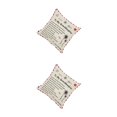 thumbnail image 1 of Kenally Funda de almohada con diseño de sobre, funda de almohada de forma cuadrada para hija, hijo, funda de cojín trasero, funda de abuela nieto 2piezas, 1 of 6