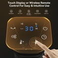 thumbnail image 6 of NFTIGB Space Heaters for Home, Portable Heater with Remote and Timer, 1500W PTC Electric Heater,New, 6 of 8