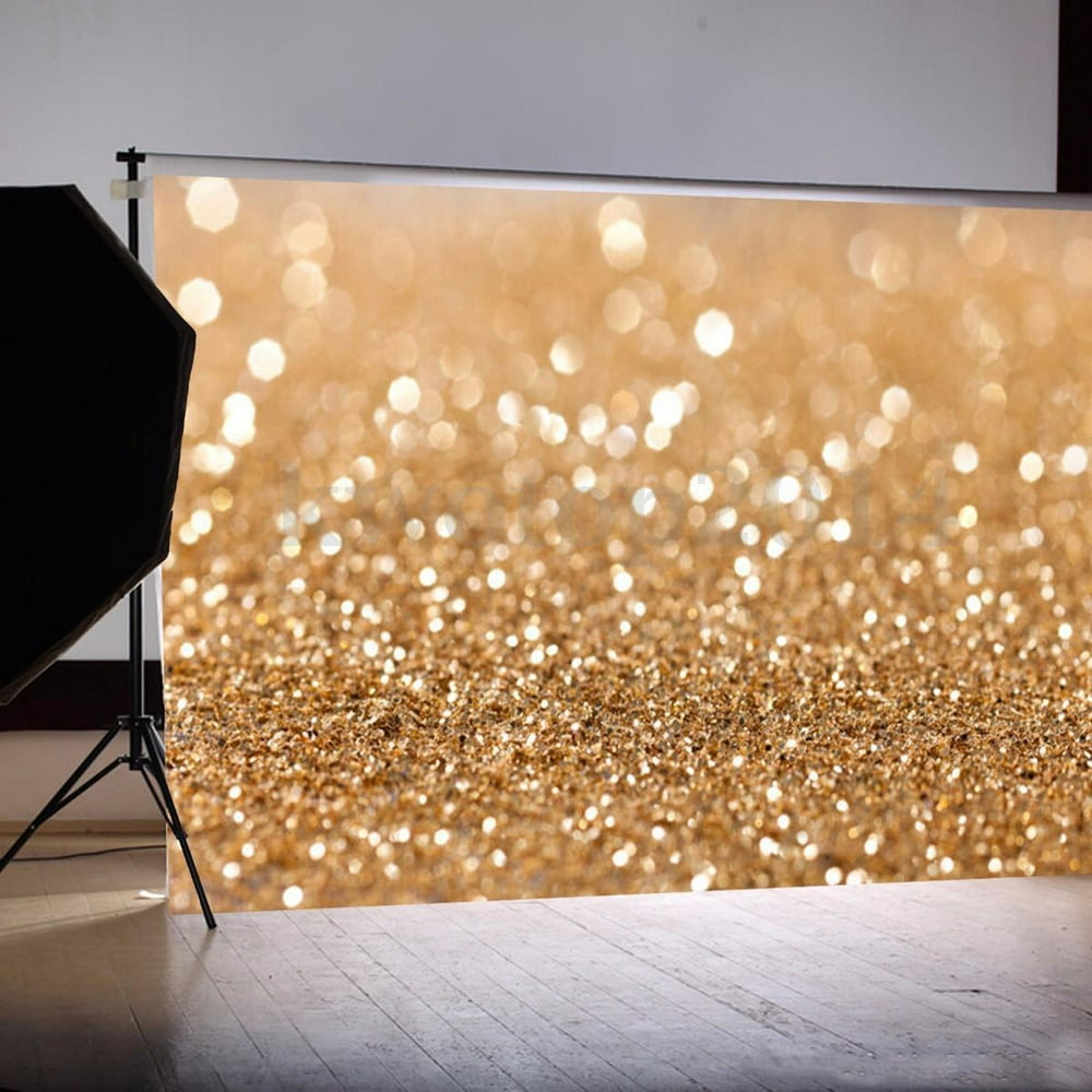 7x5ft Studio Photo Video Photography Backdrops Brown Bokeh Printed