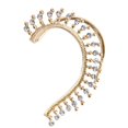 thumbnail image 1 of Crystal Rhinestone Ear Wrap El Arete Stud Stud Gótico Punk Sunnimix Pendiente del abrigo, 1 of 7