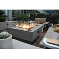 thumbnail image 5 of Elementi Manhattan Propane Fire Pit for Outside Outdoor Fire Pit Table Smokeless Fire Pit Concrete Square Fire Table Patio Heater Fireplace 45000 BTUs - Grey, 36 x 36 Inches, 5 of 5