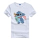 thumbnail image 1 of Disney-camisetas con estampado de Lilo & Stitch para mujer, blusa blanca Kawaii, blusas holgadas de manga corta, 1 of 4