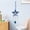 Blue, variant on 1pcs Blue Star Agate Dreamcatcher Hand Woven Gravel Dream Catcher Home Living Room Garden Hanging Decoration Sparkling Crystal Sun Catcher