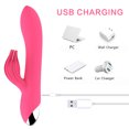 thumbnail image 4 of 1 Uds. Vibrador de conejo vibrador de 10 frecuencias para juguetes sexuales para mujeres oso de fresa Electrónica, 4 of 5
