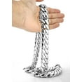 thumbnail image 2 of Heavy Solid White Gold Miami Cuban Link Chain Customizable (10MM-20MM), 2 of 7