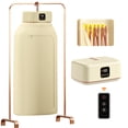 thumbnail image 1 of Portable Clothes Dryer, 8H Timer, w/Remote Control & Dry Bag, Mini Compact Foldable Fast Electric Dryer Machine for Laundry, Travel, Apartment, RV, D, 1 of 7