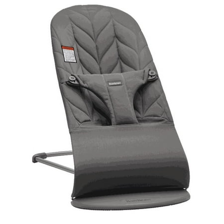 UPC: 0810047570592 | BabyBjorn Bouncer Bliss Dark gray frame Cotton Petal Quilt Anthracite